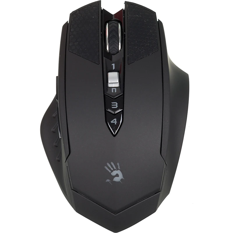 Мышь A4 Bloody Warrior RT7/RT70 черный оптическая (4000dpi) беспроводная USB2.0 игровая (9but)|Мыши| |