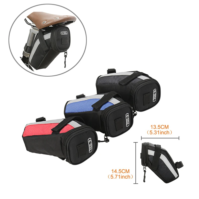 

Bicycle Saddle Bag Cycling Seat Bag MTB Road Repair Tools Bag