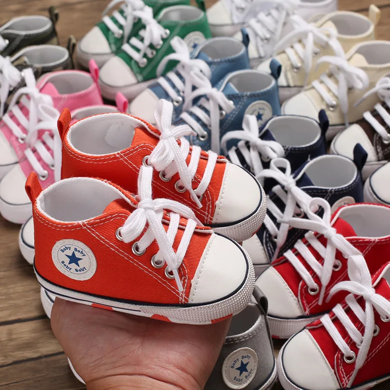 Babyshoes на возраст от 0 до 18 месяцев, детская обувь унисекс мягкая подошва, для тех, кто только начинает ходить, детские мокасины противоскользящая Повседневное звезды кеды детские туфли