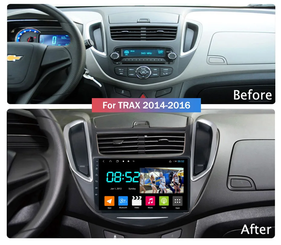 Android 8,1 автомобильный DVD 1din мультимедийная Navi система для Chevrolet Trax- Автомобильный gps навигатор стерео головное устройство BT SWC wifi