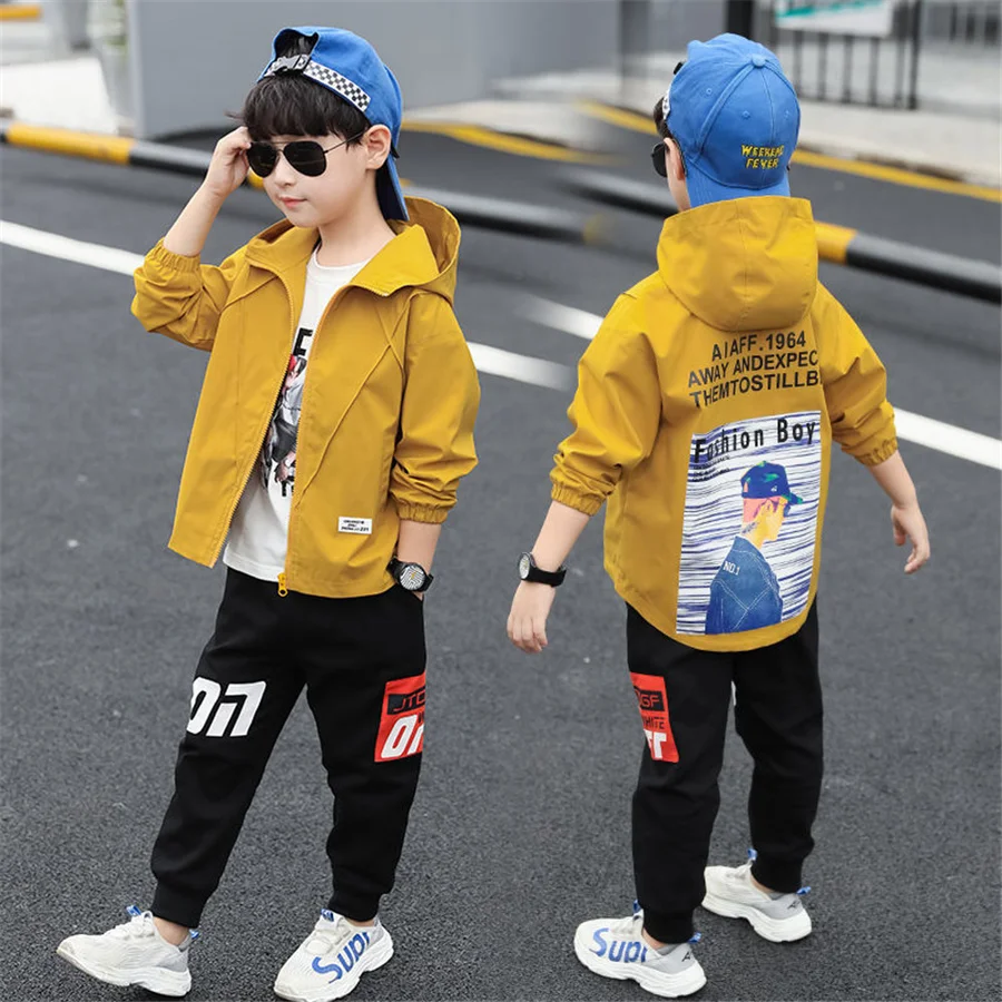

Clothing Set Boys Clothes Jacket Kids Hoodies Pants Kids Tracksuit For Boys Clothing Sets Sport Suit 2021 Autumn Winter