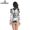 NADANBAO 2022 Female Bathing Suit Movie Cartoon Anime Print Beach Surfing Swim Suits Long Sleeve Swimwear Bodysuit ► Photo 3/5