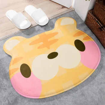 

Nordic Irregular Floormat Indoor Entrance Doormat Flannel Memory Foam Door Rug Home Decor Non-slip Cartoon Kitchen Bath Mat