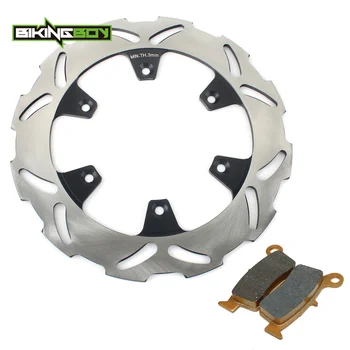 

BIKINGBOY For Kawasaki KX125 KX250 KX 125 250 1995-2002 KX 500 96 97 98 99 00 01 02 03 04 Rear Brake Disc Rotor Disk Pads 220mm
