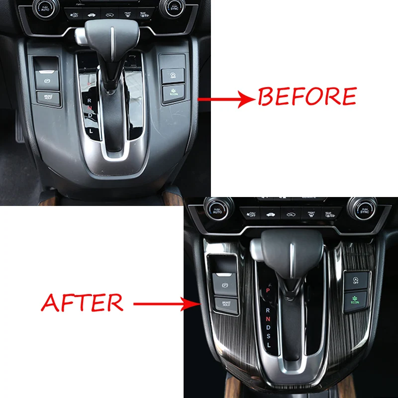 Автомобильная коробка передач, украшение интерьера, Накладка для Honda CRV, аксессуары для автомобиля