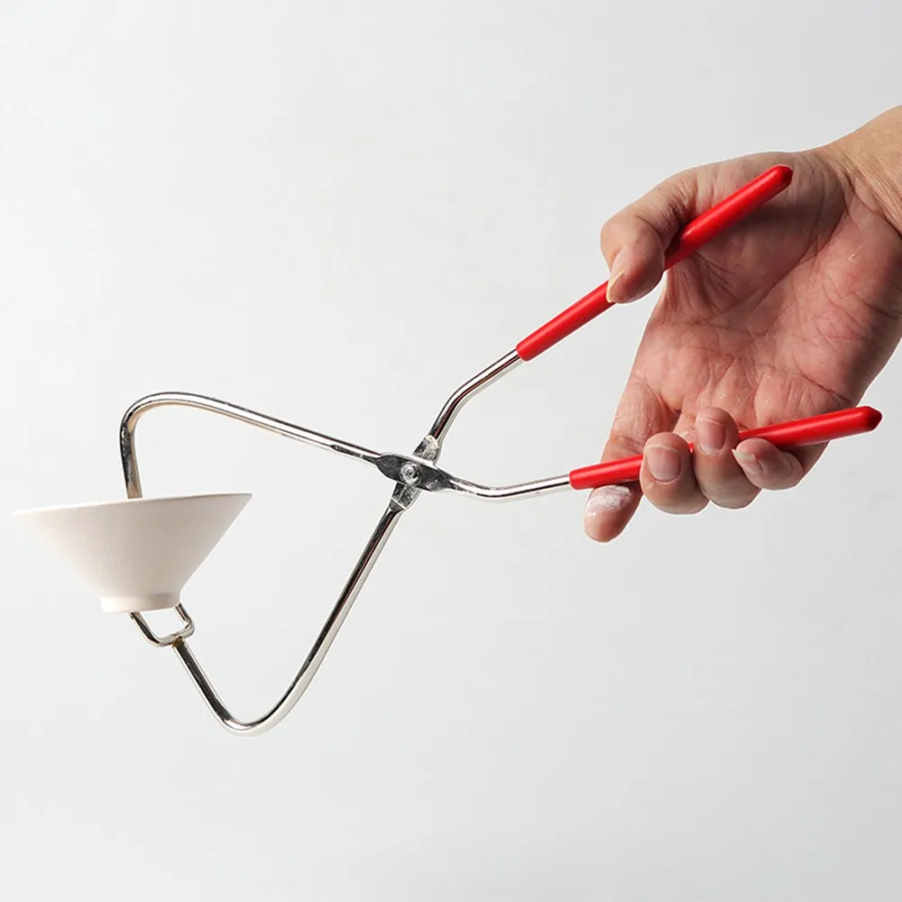 stainless steel Clay Sculpture Dipping Tong Pottery Tool for Colour&Glaze Finishing Craft Ceramics Craft Sculpting Moulding
