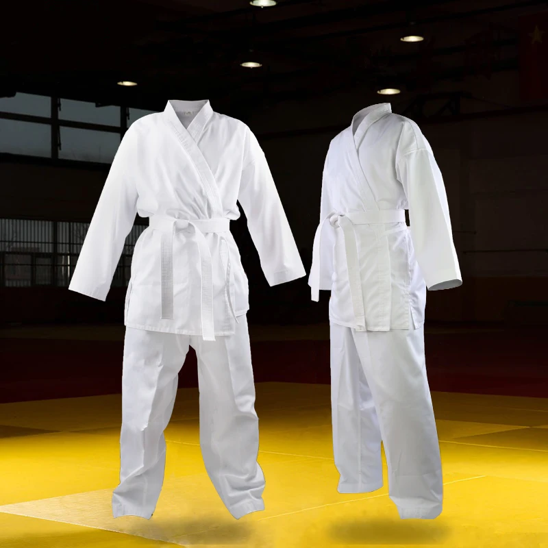 Высококачественная Униформа Dobok для детей и взрослых карате костюм WTF дзюдо