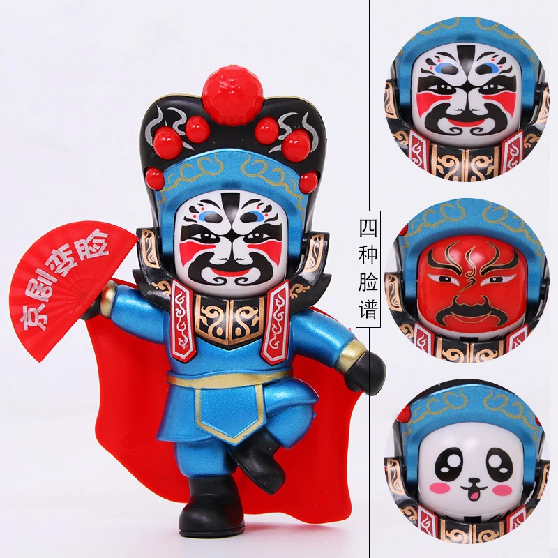 

Creative Mini Peking Opera Face-changing Doll Chinese Cultural and Artistic Dolls Traditional Opera Mask-changing Doll Figure