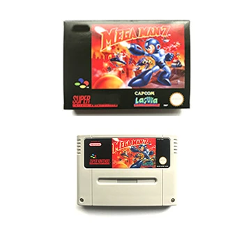 Cartuccia Di Gioco Mega Man 7 Pal Per Videogioco Console Snes Pal