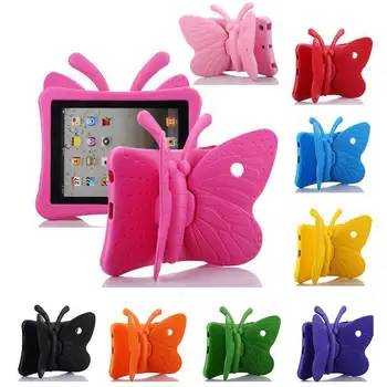 

Hot EVA Shockproof Case for iPad Mini 1 2 3 4 7.9\\\" Cartoon Butterfly Stand Tablet Cover for iPad Mini 4 Kids Safe Cases