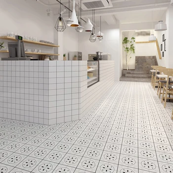 

Retro Baño cocina non-slip wear-resistant to stick to the bathroom kitchen floor tile self-adhesive waterproof