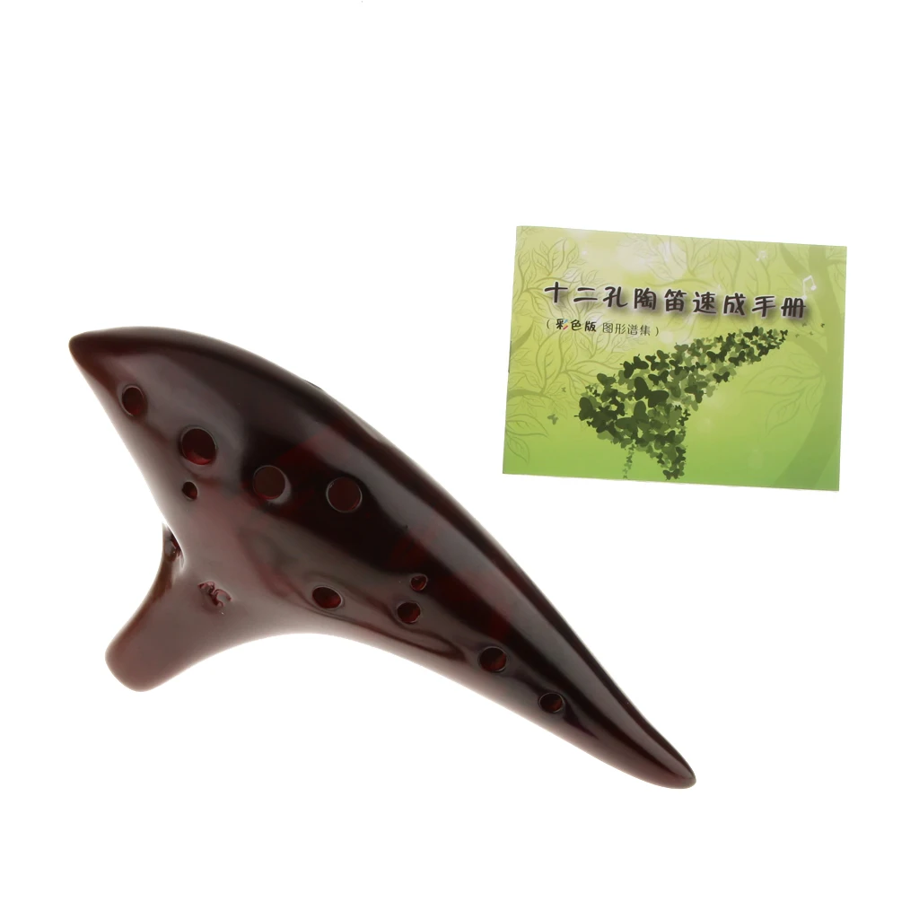 12 отверстий Alto C ocarina для производительности-керамические ocarina аксессуары для ветра