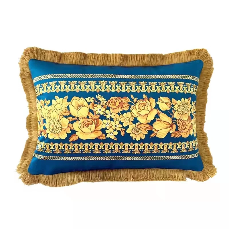 Cushion Cover Print Soft Velvet Decorative Luxury Pillow Case High