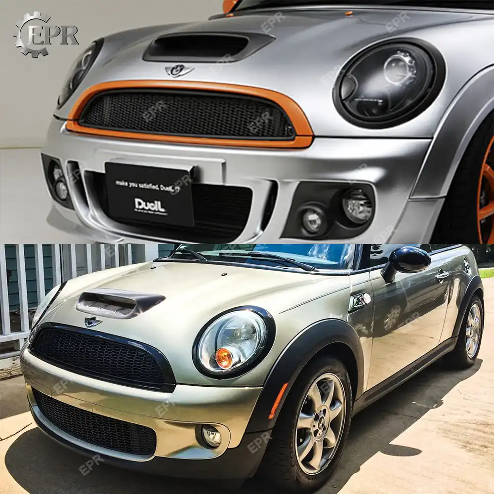 For Mini Cooper S R56 07 14 Type A Frp Glass Fiber Hood Scoop Larger Tuning Part For Mini R56 Fiberglass Air Intake Vent Interior Door Panels Parts Aliexpress