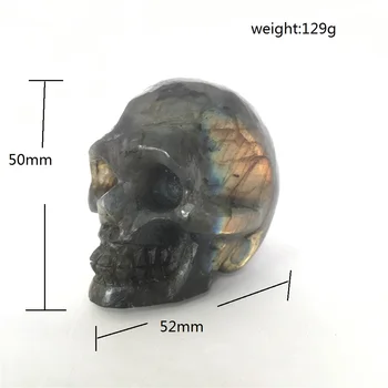 

Natural labradorite quartz crystal skulls Sitting room study bedroom feng shui collection sale Stones and crystals