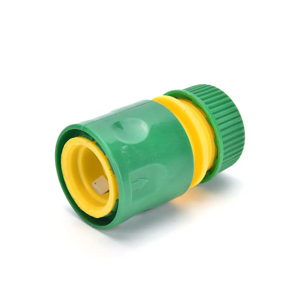 34mm 1/2" Hose Pipe Fitting Set Quick Yellow Water Connector Adaptor Garden Lawn Tap Water Pipe Connector Drop Shipping