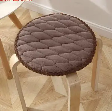 Hexagon round coffee Фланелевые круглые подушки для обеденного стула, 5 размеров напольная подушка для сидения коврик, дешевые подушки для стула диван коврик, almofada decorativa - Цвет: Hexagon round coffee