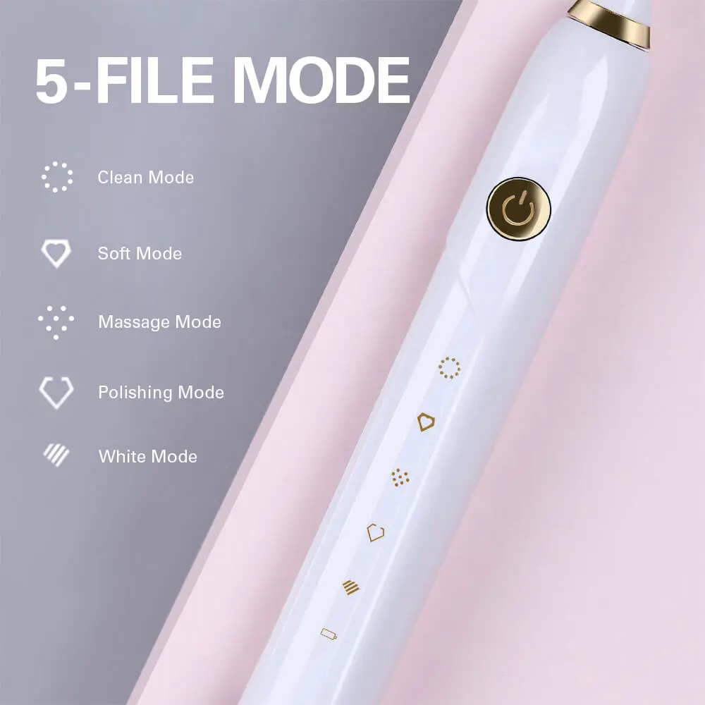 Tackore USB звуковая зубная щетка вибратор для зубов Беспроводная гигиена полости рта зубная щетка перезаряжаемая