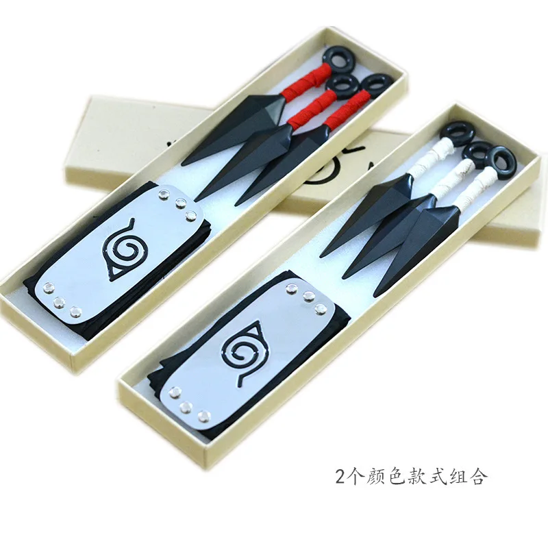

Naruto Head Guard Anime Tibetan Leaf Naruto No COS Japan Anime Peripheral Set Hot Sales Combination
