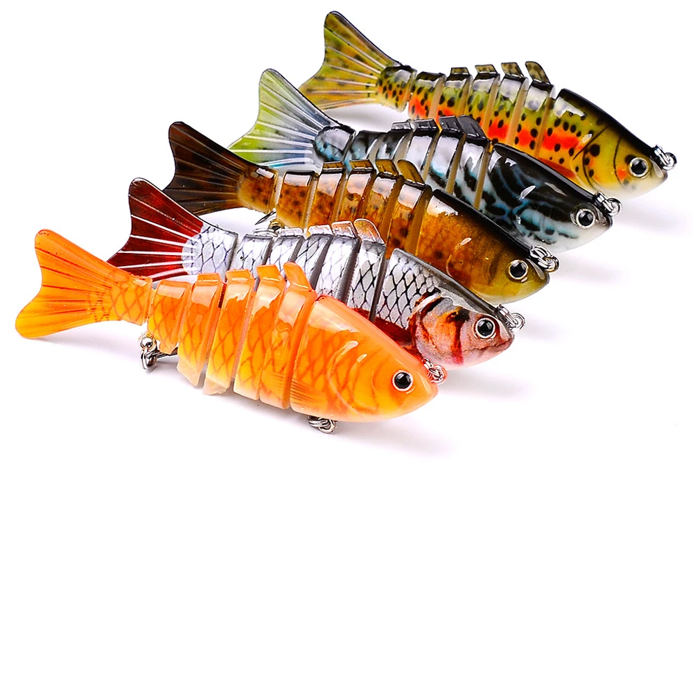 

Sinking Wobblers Fishing Lures 15.5g/10cm 7 Multi Jointed Swimbait Hard Artificial Bait Pike/Bass Fishing Lure Crankbait