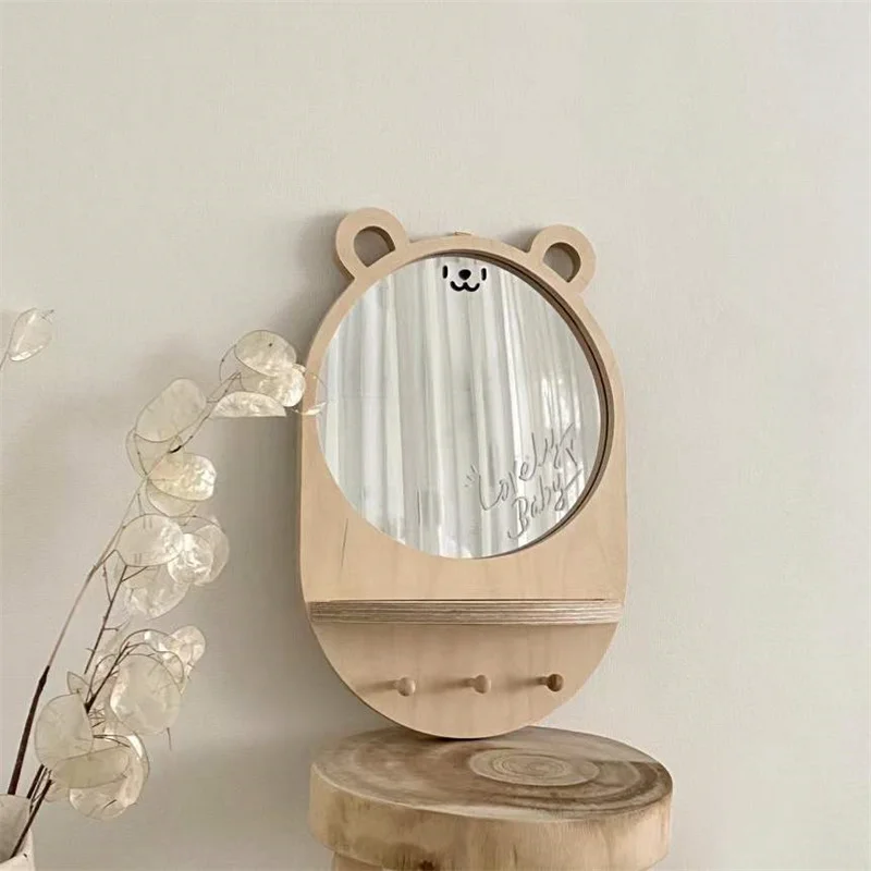 Wall Mirror, Hanging Decor Props for Kids Room