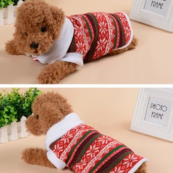 

Christmas Small Pet Dog Puppy Cat Warm Sweater Clothes Knit Coat Apparel Costumes
