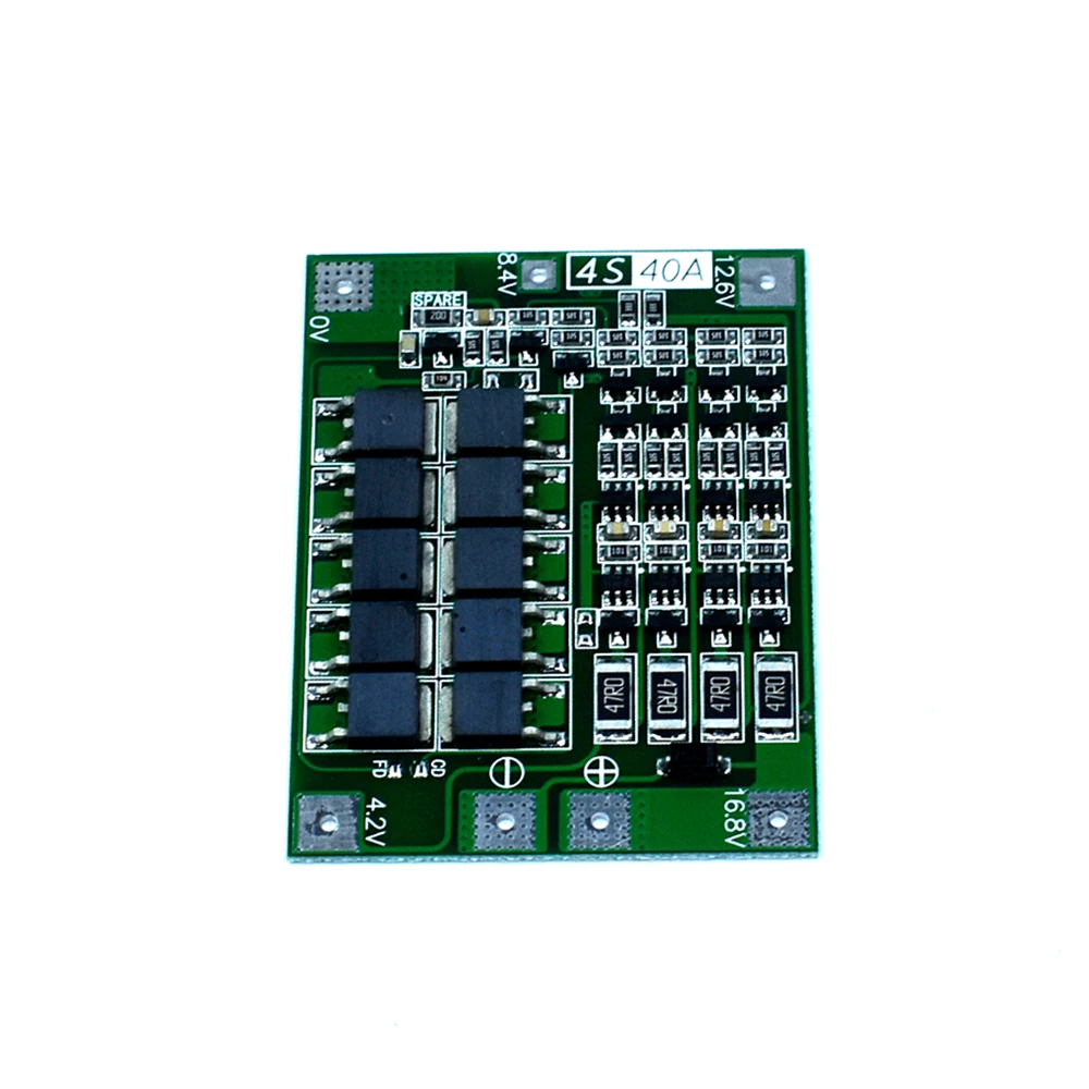 4S 40A/3S 40A литий-ионная батарея зарядное устройство PCB плата защиты BMS с балансом для бурильного мотора 12,6 в 16,8 в Lipo сотовый модуль