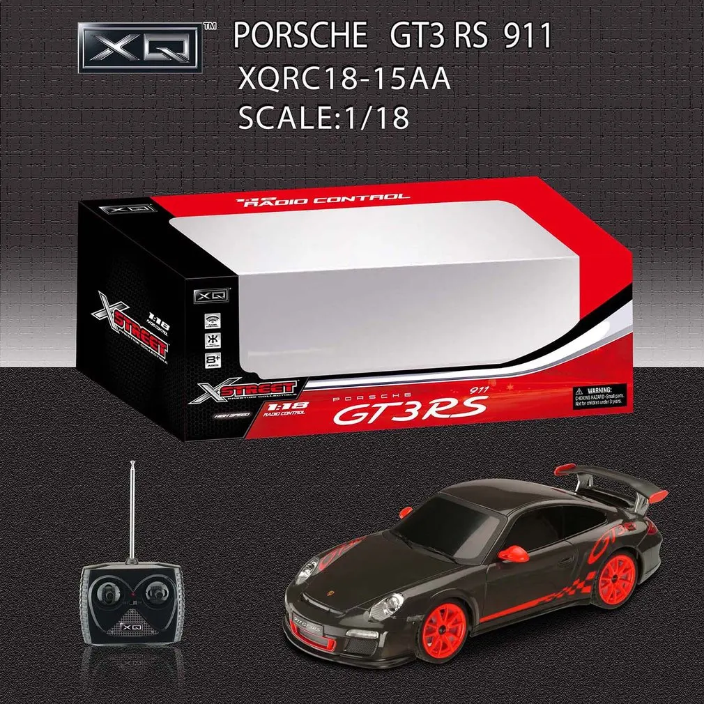 Porsche 911 1:18 1/18 Масштаб RC гоночный автомобиль 4 канала дистанционное управление имитирующая Модель Porsche детские игрушки для детей Подарки RC модель