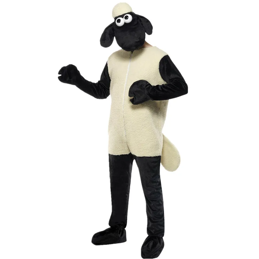 Костюм овечки для взрослых Shaun, маскарадный костюм Уоллеса и Громита, пасхальный наряд