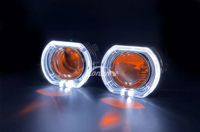 プロジェクター renon Ronan-キセノンミニプロジェクター,2.5インチ画面,1レンズ,8.1x5