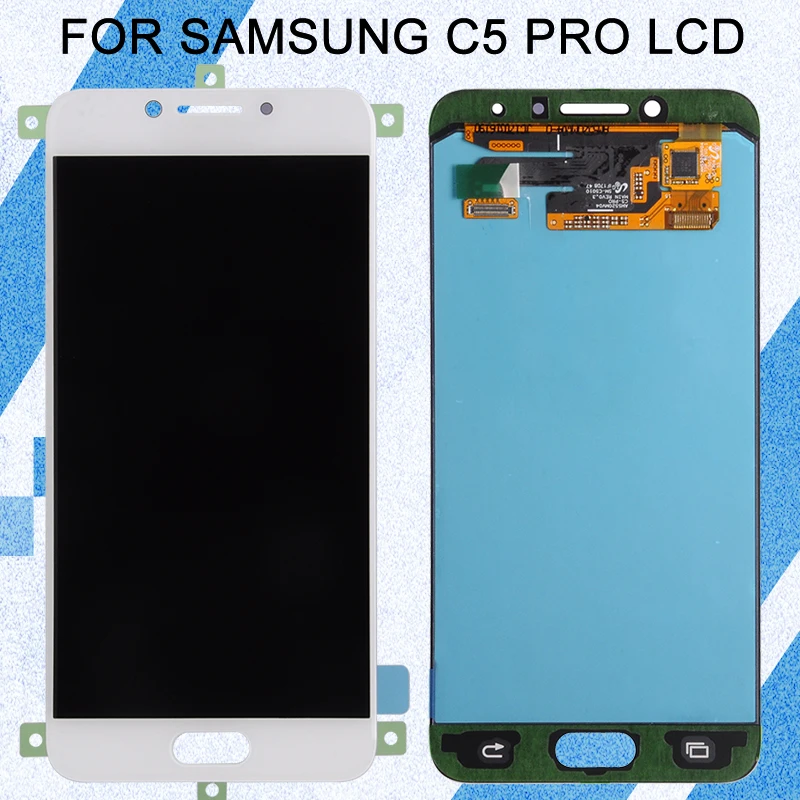 Catteny для samsung Galaxy C5 Pro C5010 ЖК сенсорный дигитайзер Сенсорное стекло сборка 5,2 дюймов C5 Pro дисплей Замена