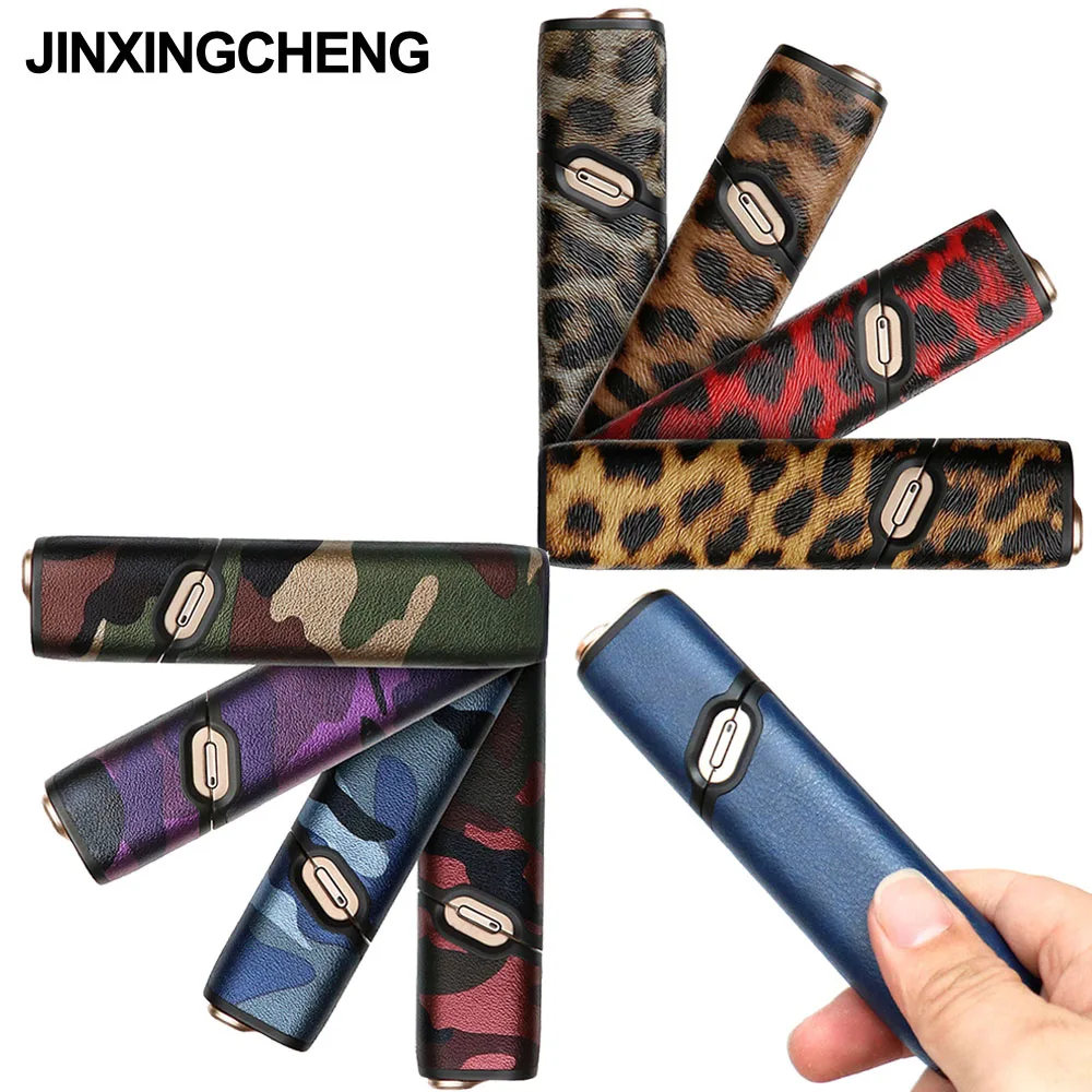 JINXINGCHENG Fashion 12 цветов полный кожаный чехол для iqos Multi 3,0 чехол Чехол для iqos 3 мульти мешочек с держателем коробка