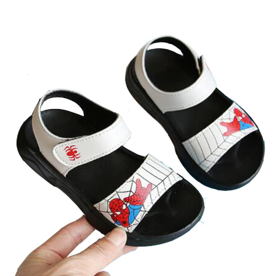 

Spiderman baby boy sandals summer children spider man sports PU leather sandals boys beach shoes lightweight girls baby sandals