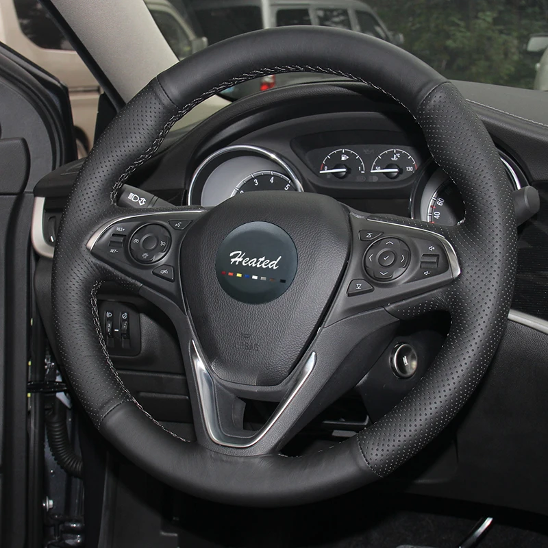 Чехол на руль из натуральной кожи Nappa для Buick Verano без оригинальной кожи|Чехлы руль|