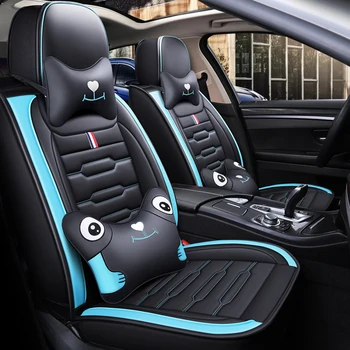 

Full Coverage Eco-leather auto seats covers PU Leather Car Seat Covers for Toyota CAMRY COROLLA LEVIN VIOS FS YARIS L PRADO