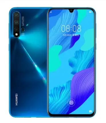 HuaWei Nova 5 Pro NFC Mobile Phone Octa Core 6.39'' Android 9.0 In-screen Fingerprint 48MP Google play GPU Turbo 40W SuperCharge