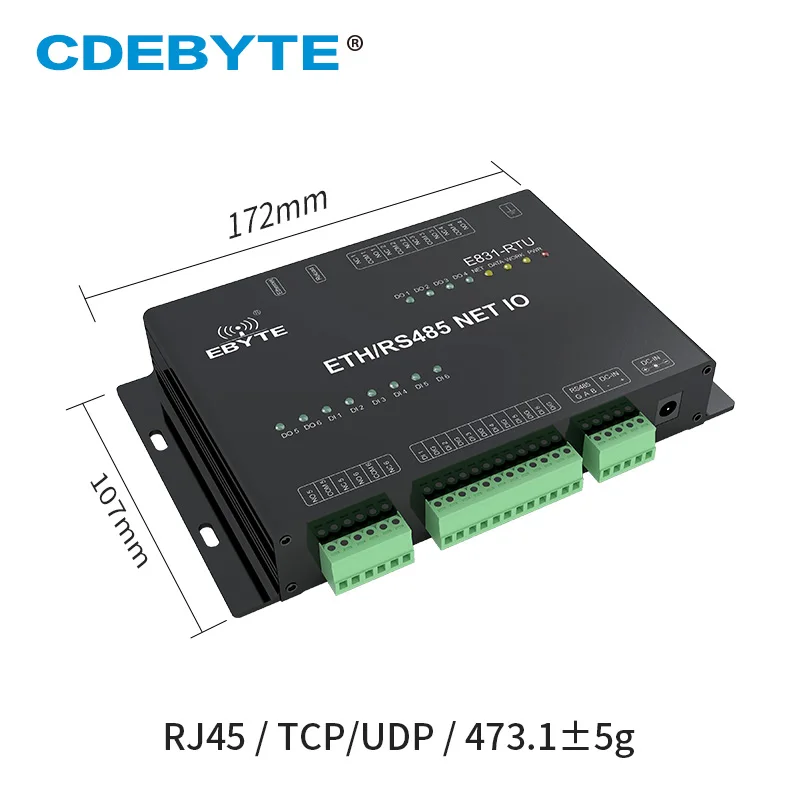 12 каналов сети IO контроллер RS485 Ethernet цифровой количество реле Modbus TCP RTU беспроводной трансивер модем