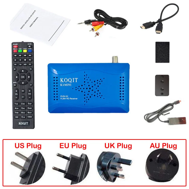 Цифровой ТВ ресивер DVB S2 спутниковый приемник FTA декодер бесплатное DVBS2 тюнер