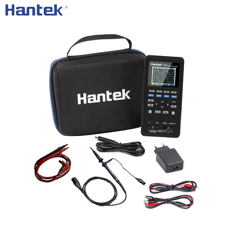 Hantek 2C42 2C72 2D42 2D72 Портативный Цифровой Автомобильный мультиметр 2 Каналы 3in1 USB мини-осциллограф генератор сигналов