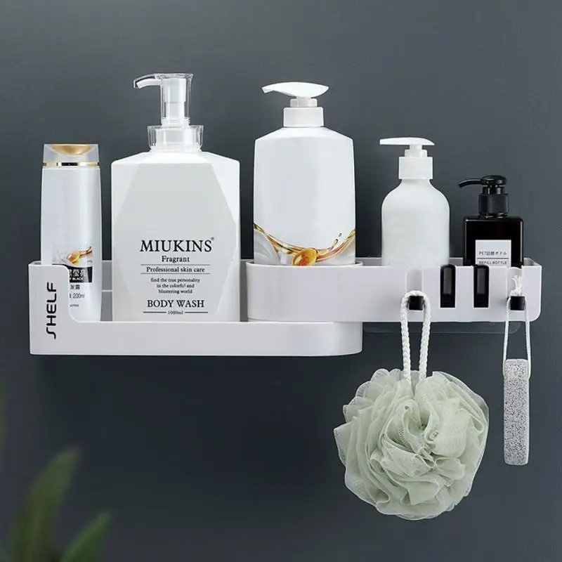2 цвета, крепкая присоска, Пробивка, настенная вращающаяся на 210 ° стойка, ванная комната, туалет, треугольная стойка для хранения, полка, полки
