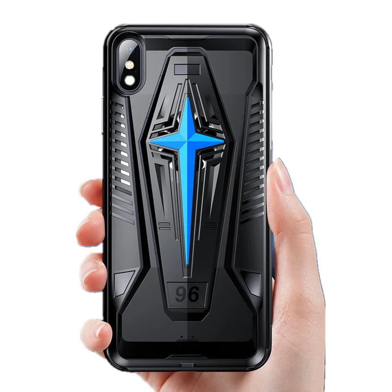  Mobile Phone Cooler PUBG Controller Anti-fall Protective Case Gamepad iPhone XR X/XS XS Max Game Ph