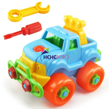 

Sale Early Learning Education DIY Screw Nut Group Installed Plastic 3d Puzzle Disassembly Vehicles Kids Toys for Kids Jigsaw