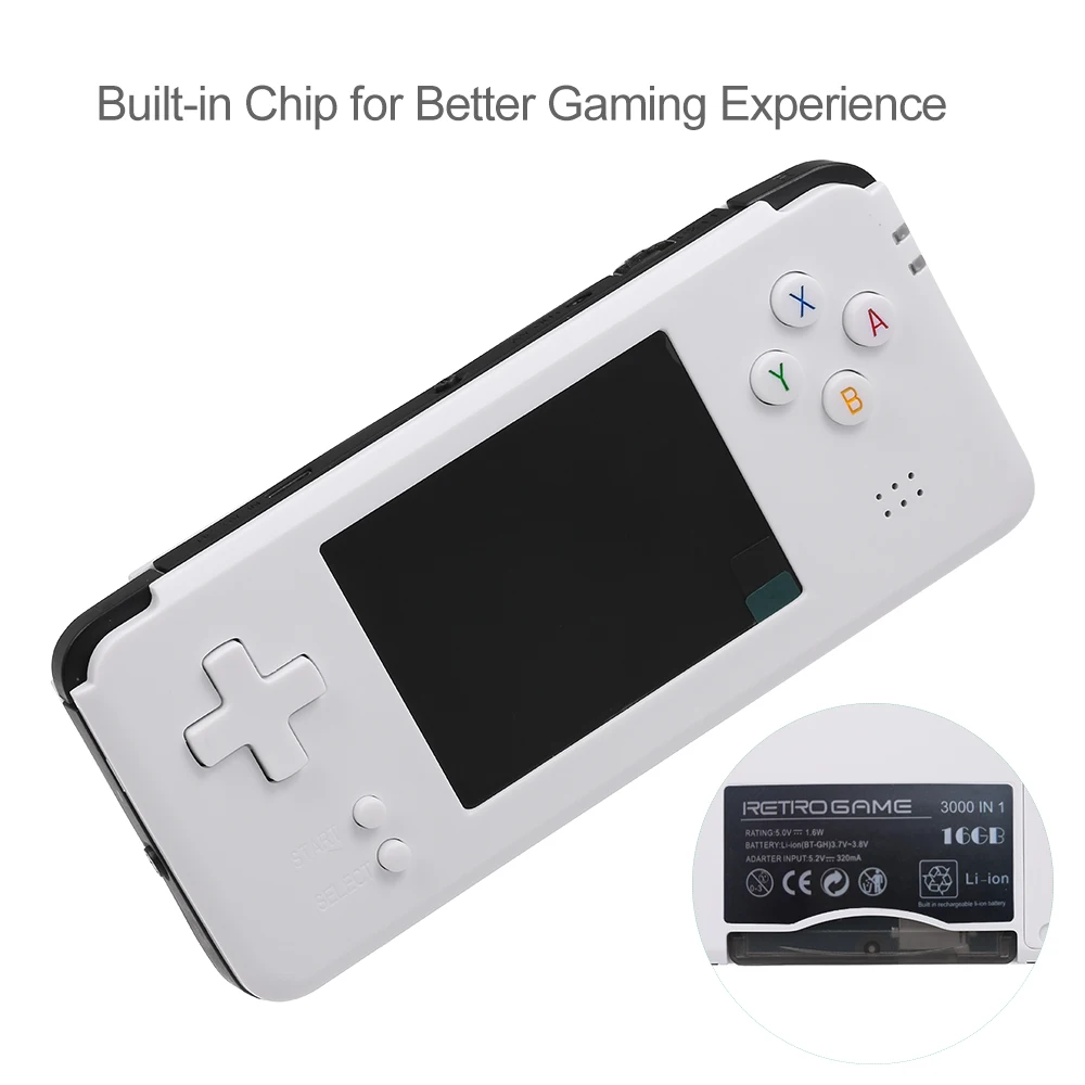 R9 Plus портативная игровая консоль, классические игры, встроенный 3000 различных игр, игровой плеер AV Out w/3 "экран для детского подарка