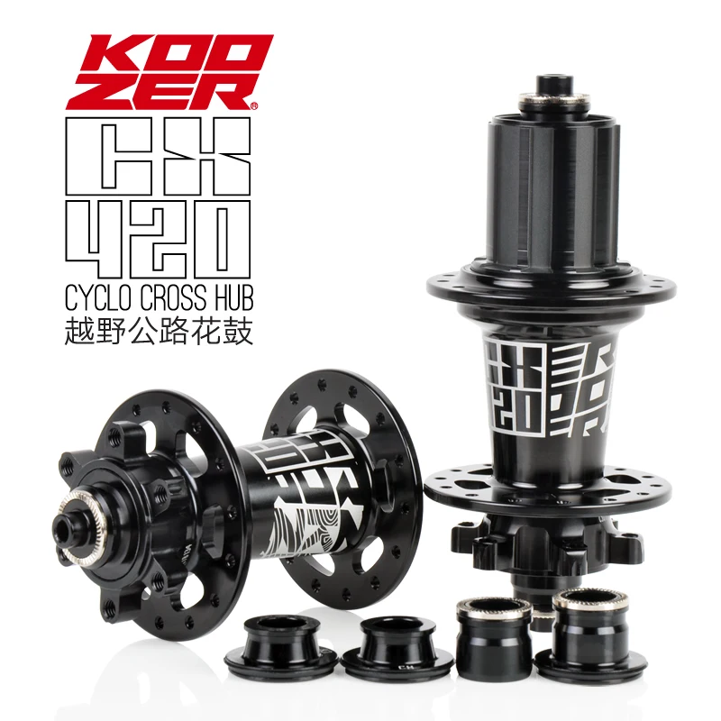 KOOZER CX420 bicycle hub frenos y centro trasero de bicicleta axle for bicycle 32 Holes Bearing Hub Front+ Rear