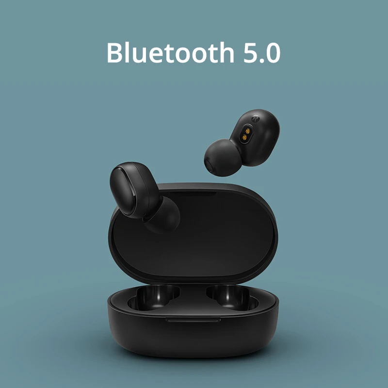 Xiaomi Redmi Airdots TWS Bluetooth 5,0 наушники стерео беспроводной шумоподавление с микрофоном громкой связи Наушники с управлением AI