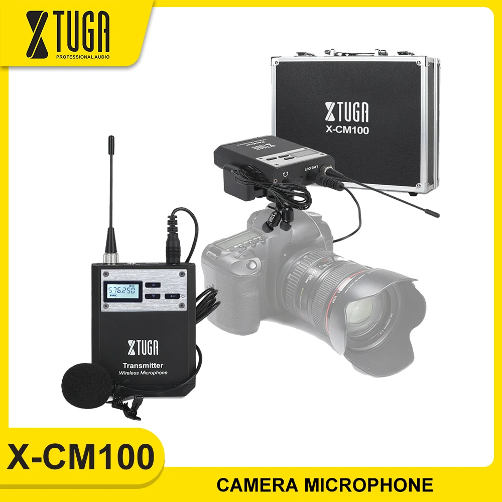 XTUGA Intelligent Noise UHF Wireless Lavalier