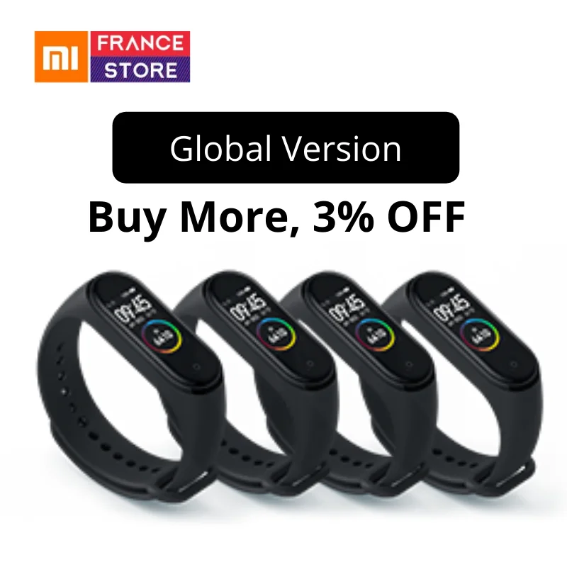 Xiaomi Mi Band 4 смарт браслет фитнес Bluetooth 5 0 135 мАч цветной экран|Смарт-браслеты| |