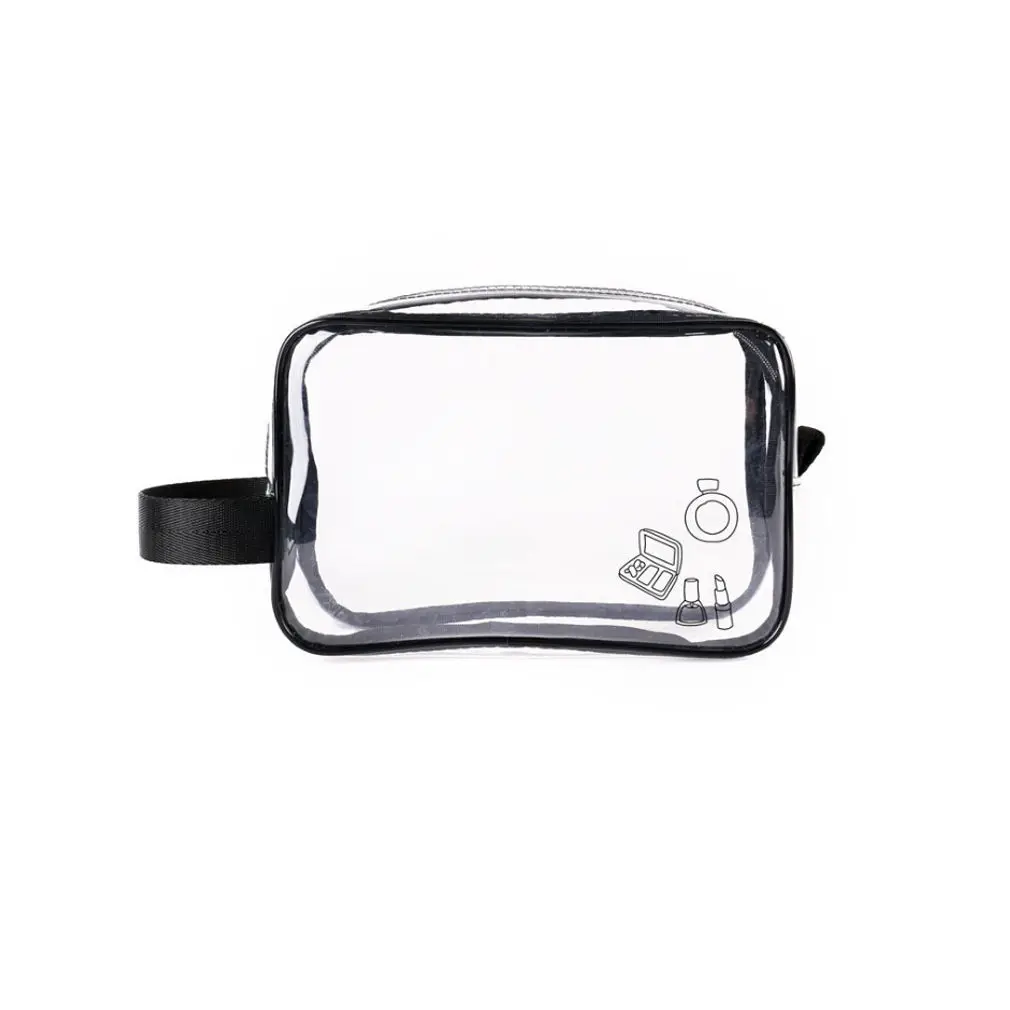 Side carrying bag Экологически чистая многофункциональная женская косметичка, дорожная прозрачная маленькая косметичка, моющаяся Сумочка, сумки для хранения душа - Цвет: Side carrying bag