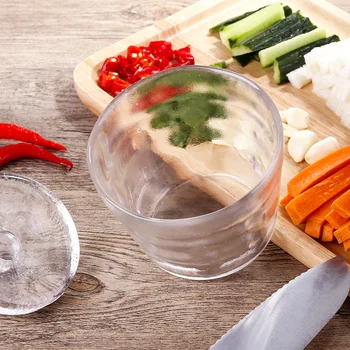 

Thickened Glass Kimchi Jar Japanese Frosted Pickled Container Pickled Jars with Lid Multifunctional Kitchen Storage Container