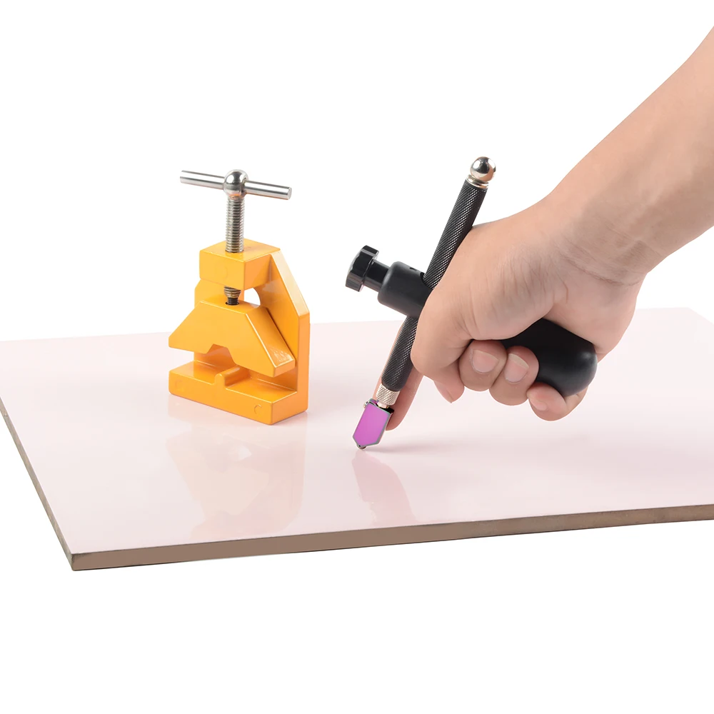 

Glass Cutter & Ceramic Tile Opener Cutting Thickness 19mm Replacement Cutter Head Oil Feed Manual Tile Cutter Breaking Tool